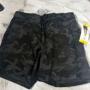 Small camo athletic shorts